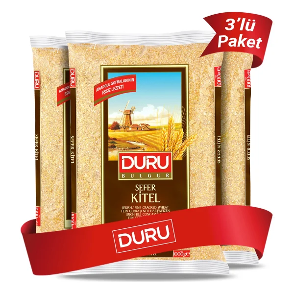 Duru Sefer Kitel Bulgur 1 Kg 3'lü - Görsel 3