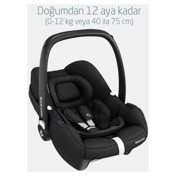 Maxi-Cosi Cabriofix Essential Black 0-13 Kg Oto Koltuğu - Görsel 3