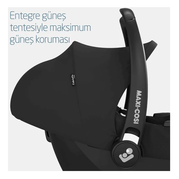 Maxi-Cosi Cabriofix Essential Black 0-13 Kg Oto Koltuğu - Görsel 4