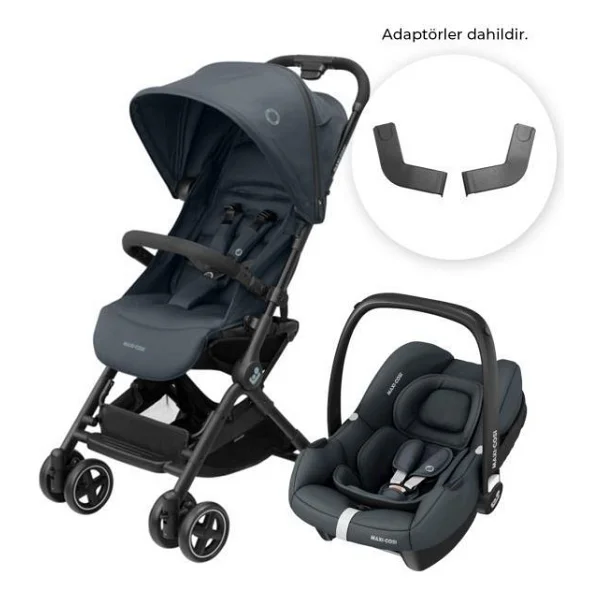 Maxi-Cosi Lara2 CabrioFix Essential Graphite Travel Sistem Bebek Arabası - Görsel 10