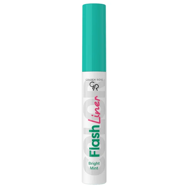 Golden Rose Flash Liner Colored Eyeliner - 101 Bright Mint - Renkli Likit Eyeliner - Görsel 2