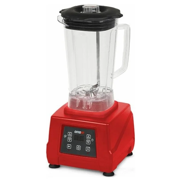 Omake Bar Blender 3 Litre Dijital Sensörsüz Kapak Kırmızı - Görsel 2