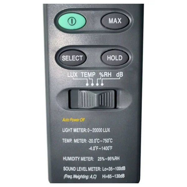 Cem Dt 8820 Ses Işık Isı Nem Ölçü Aleti Dt8820 Dt-8820 - Görsel 7