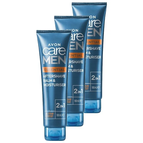 Avon Care Men Essential 2 İn 1 Nemlendirici 100 Ml 3 Adet Tıraş Sonrası Balsam - Görsel 3