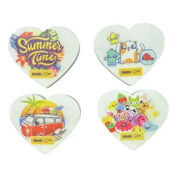 Silka Heart Serisi Silgi 4'lü Set - Görsel 2