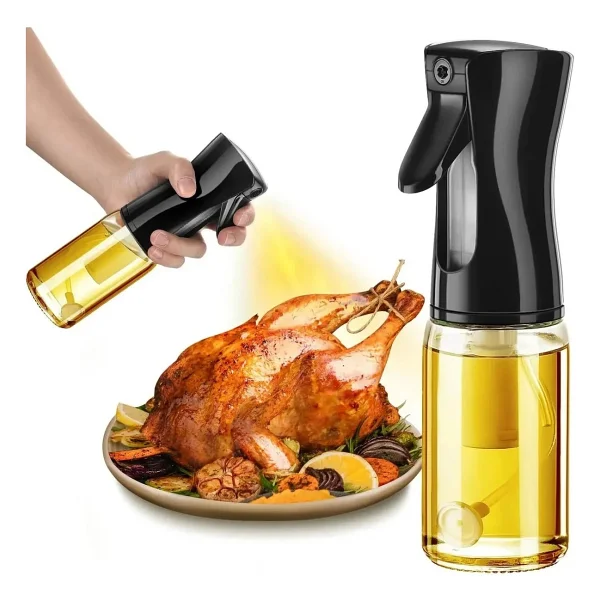 Morponi Sprey Cam Yağdanlık & Sirkelik Airfry Yağdanlık 1 Adet - Siyah - 200 Ml - Görsel 2