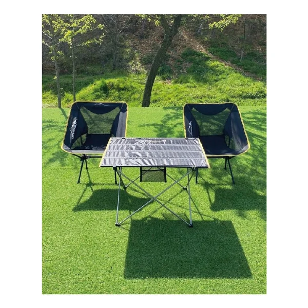 Nurgaz Ng-N034 Ultralight 74x55 Cm 2 Kişilik Alüminyum Kamp Masa Sandalye Takımı - Görsel 4