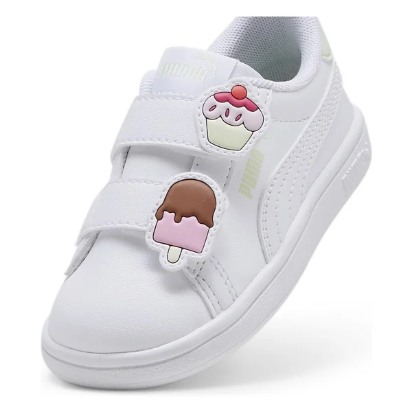 Puma Smash 3.0 Badges V 397287 Bebek Spor Ayakkabı - Görsel 4