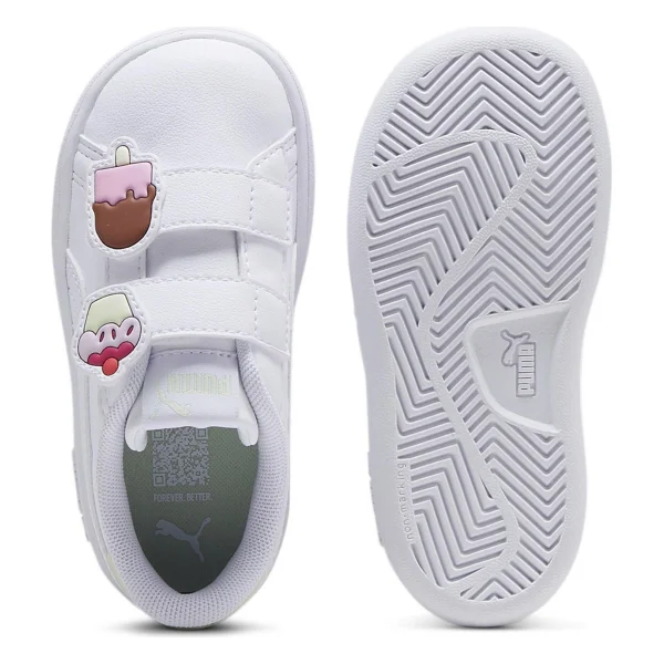 Puma Smash 3.0 Badges V 397287 Bebek Spor Ayakkabı - Görsel 5