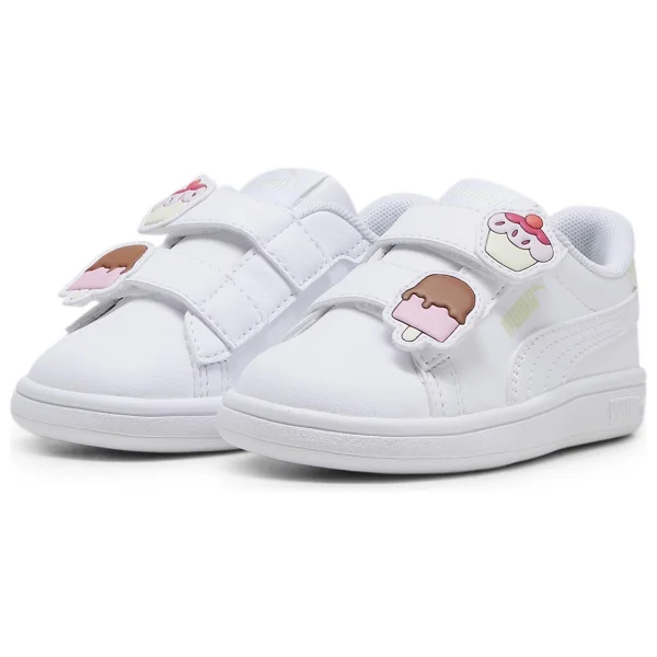 Puma Smash 3.0 Badges V 397287 Bebek Spor Ayakkabı - Görsel 7