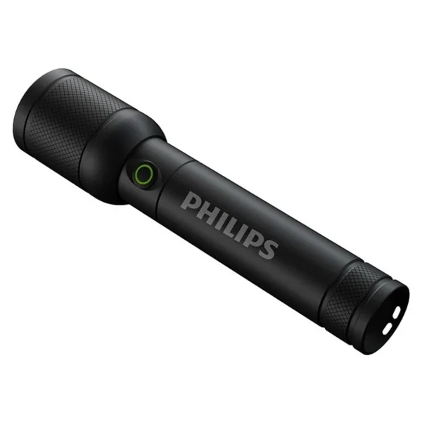 Philips Sfl6168/93 Optik Zoom 20w 1000 Lümen 350 Metre Menzilli Ip44 Suya Dayanıklı Type-C Şarj Edilebilir El Feneri Siyah - Görsel 6