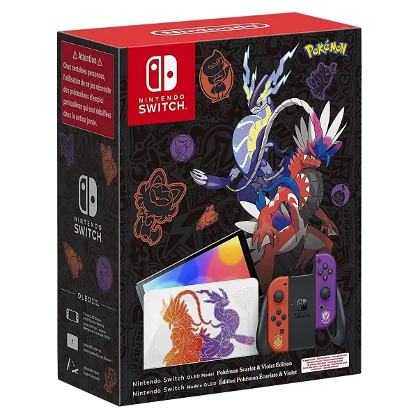 Nintendo Switch OLED Pokemon Scarlet & Violet Edition Oyun Konsolu - Görsel 8