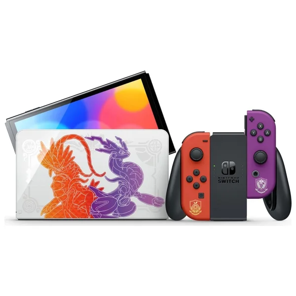 Nintendo Switch OLED Pokemon Scarlet & Violet Edition Oyun Konsolu - Görsel 9