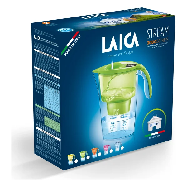 Laıca Stream ( Turuncu ) Dijital Sayaçlı Akıllı Filtreli Su Arıtmalı Filtre Sürahi 2.30lt - Görsel 7