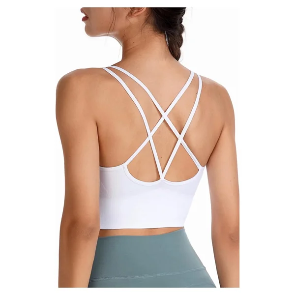 Ghassy Co. Kadın Cross Back Yoga Egzersiz Fitness Spor Sütyeni Crs003 Lacivert XS - Görsel 5