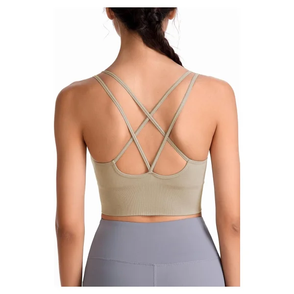Ghassy Co. Kadın Cross Back Yoga Egzersiz Fitness Spor Sütyeni Crs003 Lacivert XS - Görsel 7