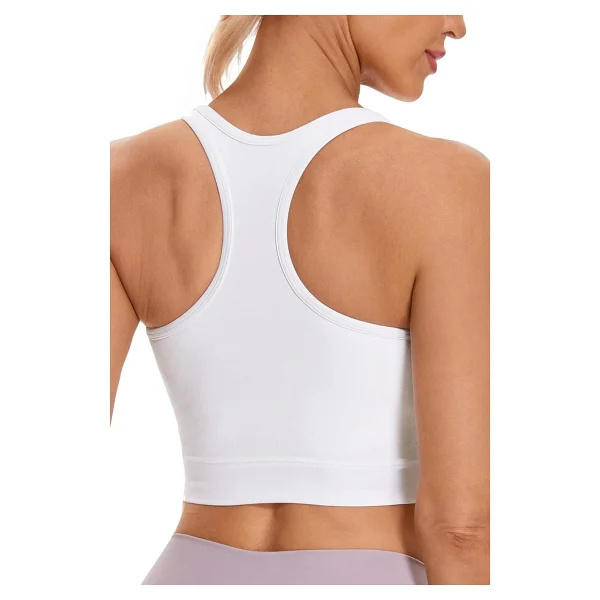 Ghassy Co. Kadın Racerback Running Yoga Egzersiz Fitness Spor Sütyen Crs004 Pudra L - Görsel 8