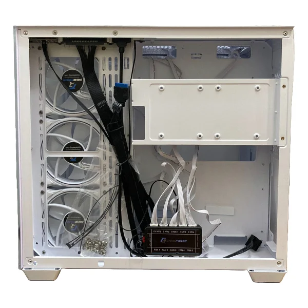 Gameforce Liquid Beyaz 7x120 RGB Fanlı ATX Oyuncu Kasası - Görsel 3