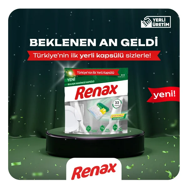 Renax Hepsi Bir Arada Bulaşık Makinesi Tableti 10'lu - Görsel 2