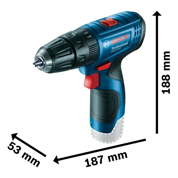 Bosch Gsb 120-Li Darbeli Vidalama Makinesi - Görsel 8