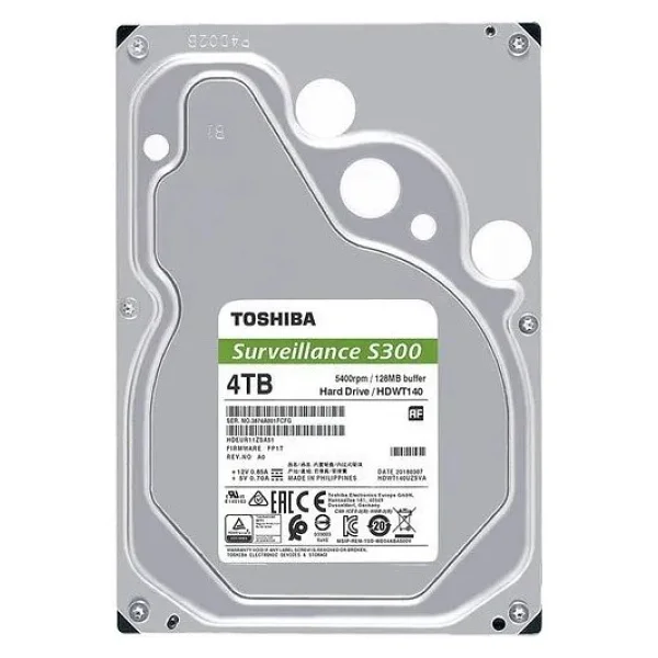 Toshiba S300 HDWT840 Sata 3.0 5400 Rpm 3.5" 4 Tb Harddisk - Görsel 2