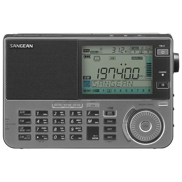 Sangean Ats-909x2 En Iyi Fm / Sw / Mw / Lw / Air / Çok Bantlı Alıcı - Gri - Görsel 6