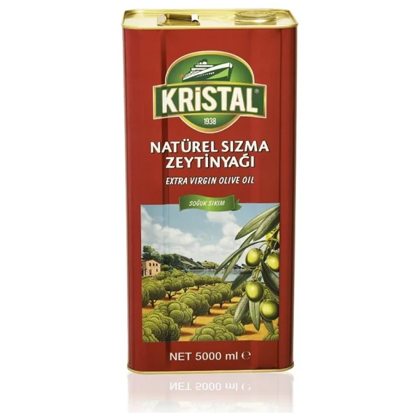 Kristal Dolgun Güçlü Natürel Sızma Zeytinyağı 5 Lt - Görsel 3