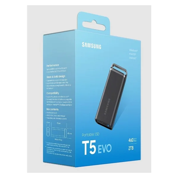 Samsung T5 Evo Mu-Ph2t0s/Ww USB 3.2 2 TB Taşınabilir SSD - Görsel 2