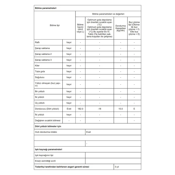 Profilo Df1024wevv 6 Çekmeceli Dikey Derin Dondurucu - Görsel 5