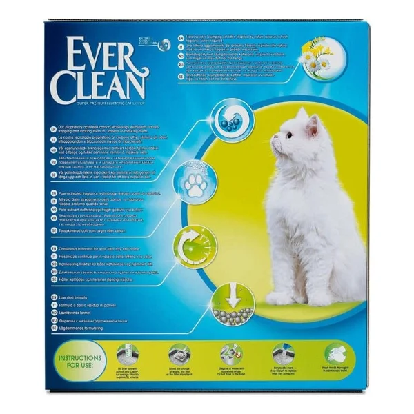Ever Clean Ever Clean Topaklanan Kedi Kumu 10 Lt Çiçek Kokulu Aloe Vera Özellikli İnce Taneli - Görsel 2