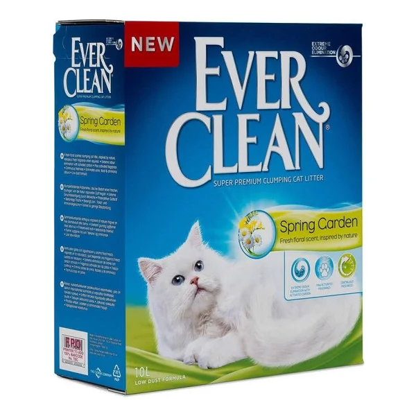 Ever Clean Ever Clean Topaklanan Kedi Kumu 10 Lt Çiçek Kokulu Aloe Vera Özellikli İnce Taneli - Görsel 3