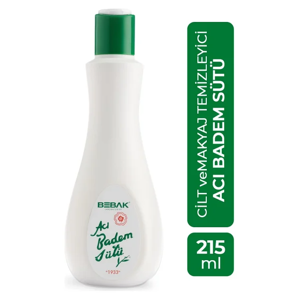 Bebak Acı Badem Nemlendirici 215 Ml Makyaj Ve Yüz Temizleme Sütü - Görsel 4
