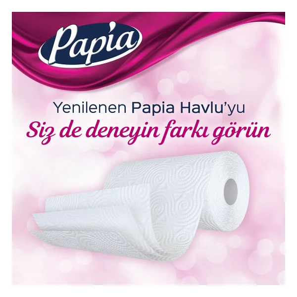Papia 3 Katlı 12'li Kağıt Havlu - Görsel 2