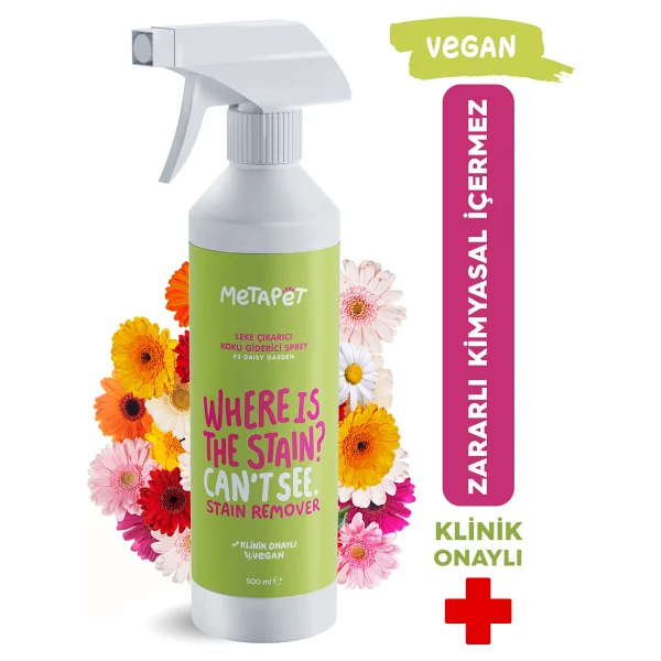 Metapet Doğal Çiçek Esanslı 500 Ml Kedi Koku Giderici Ve Leke Çıkarıcı Sprey - Görsel 10