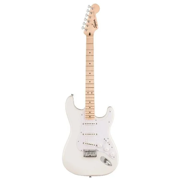 Fender Squier Sonic Stratocaster Ht Mn Wpg Arctic White Elektro Gitar - Görsel 3