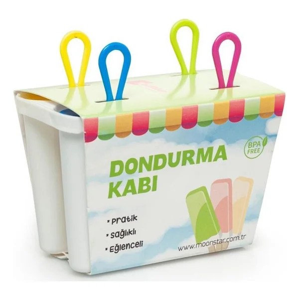 Geseus Moonstar Dondurma Kabı Meybuz Dondurma Kalıbı 4'lü - Görsel 5