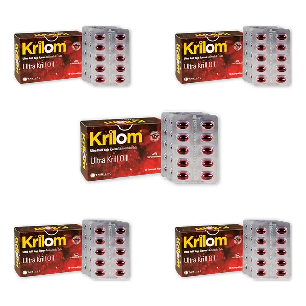 Krilom Ultra Krill Oil 30 Kapsül 5'li - Görsel 2