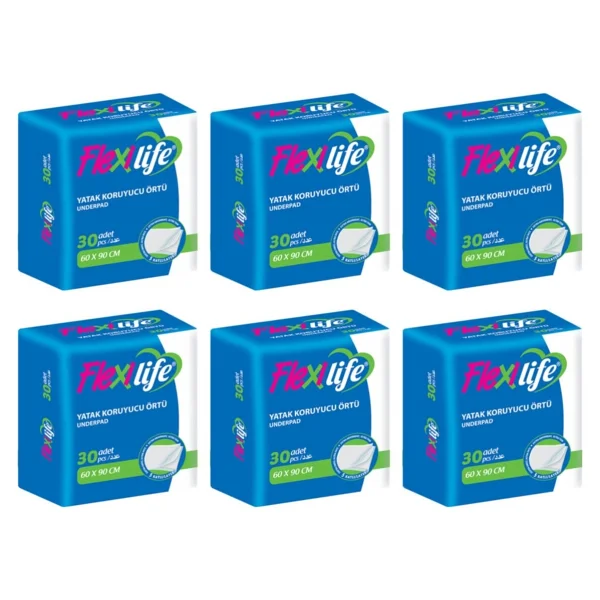 Flexi Flexilife Evcil Hayvan Çiş Pedi Yatak Koruyucu 60x90 Cm 180 Kullanım - Görsel 3
