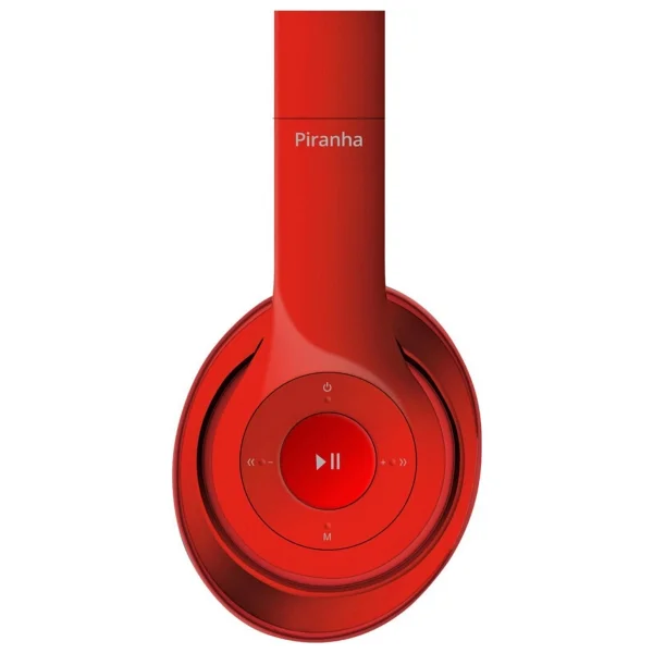 Piranha 2102 Kırmızı Mikrofonlu Kulak Üstü Kulaklık - Görsel 3