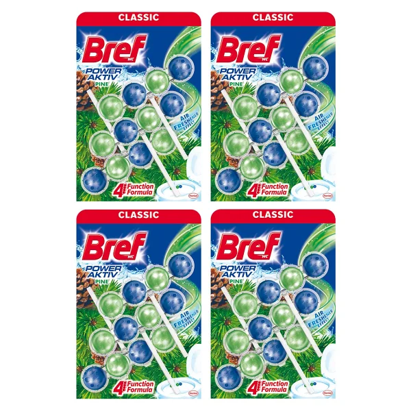 Bref Wc Power Aktiv 3'lü Klozet Bloğu Çam 4 Adet - Görsel 2