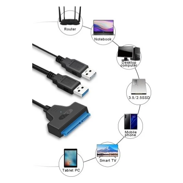 Alfais 4741 USB 3.0 To Sata Dönüştürücü - Görsel 3