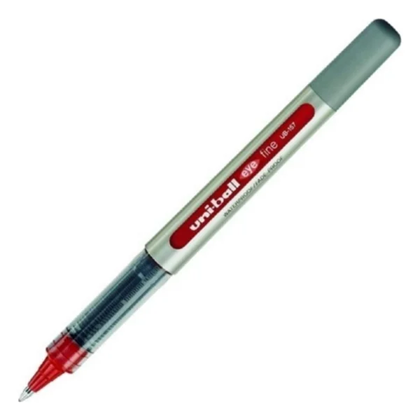 Uni-Ball Ub-157 0.7 Mm Kırmızı Roller Kalem - Görsel 7