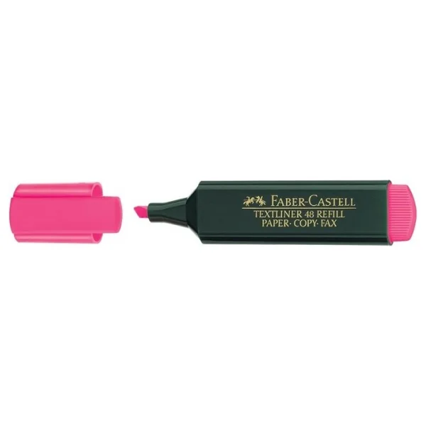 Faber-Castell Textliner 1548 Pembe Fosforlu Kalem - Görsel 5
