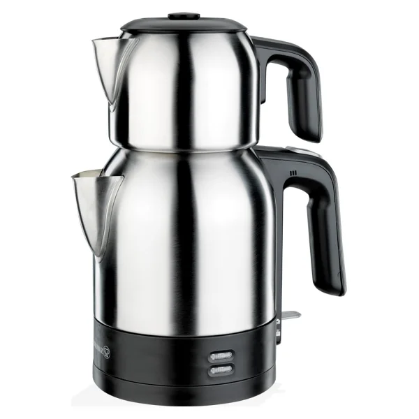 Korkmaz A359-06 Demkolik Satin Siyah 1600 W Çelik Çay Makinesi - Görsel 3