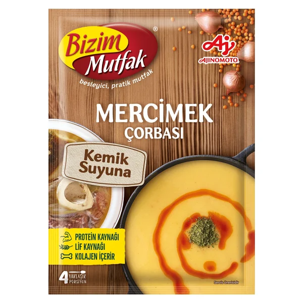 Bizim Mutfak 72 Gr Kemik Suyuna Mercimek Çorbası - Görsel 2