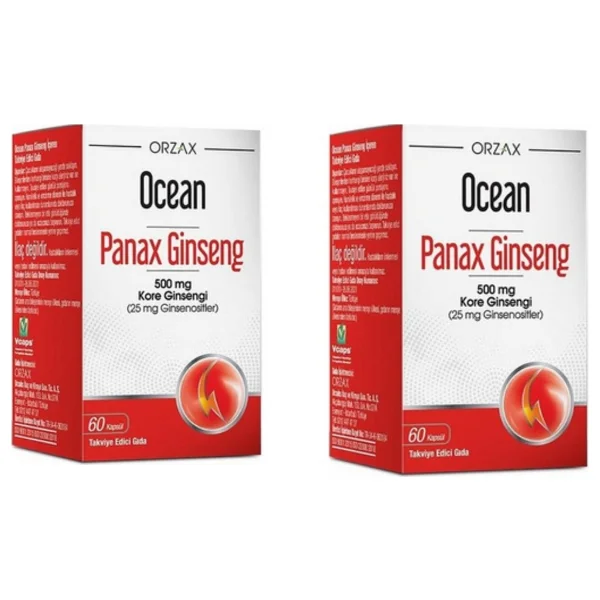 Ocean Panax Ginseng 500 Mg 60 Kapsül 2'li - Görsel 2