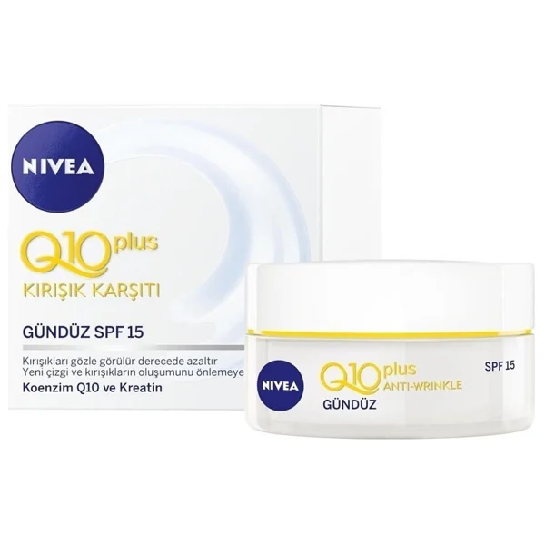 Nivea Q10 Kırışık Karşıtı Gündüz Bakım Kremi Spf 15 50 Ml - Görsel 3