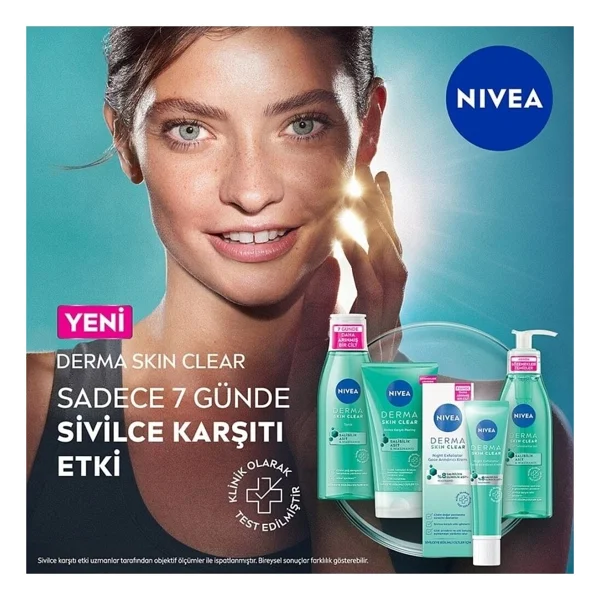 Nivea Derma Skin Clear Tonik 200 Ml Aydınlatıcı Etkili Atopik Ciltler İçin Salisilik Asit - Görsel 4