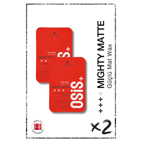 Osis 4 Mighty Matte Güçlü Tutucu 100 Ml 2 Adet Mat Wax - Görsel 8