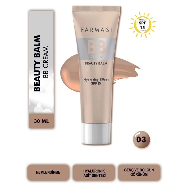 Farmasi 03 Medium Spf 15 30 Ml Bb Krem - Görsel 4